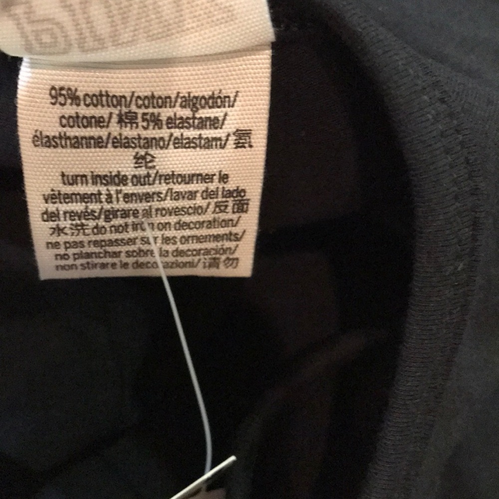 NWT Pink by VS black dog logo bodysuit sz Xsm - Picture 5 of 5